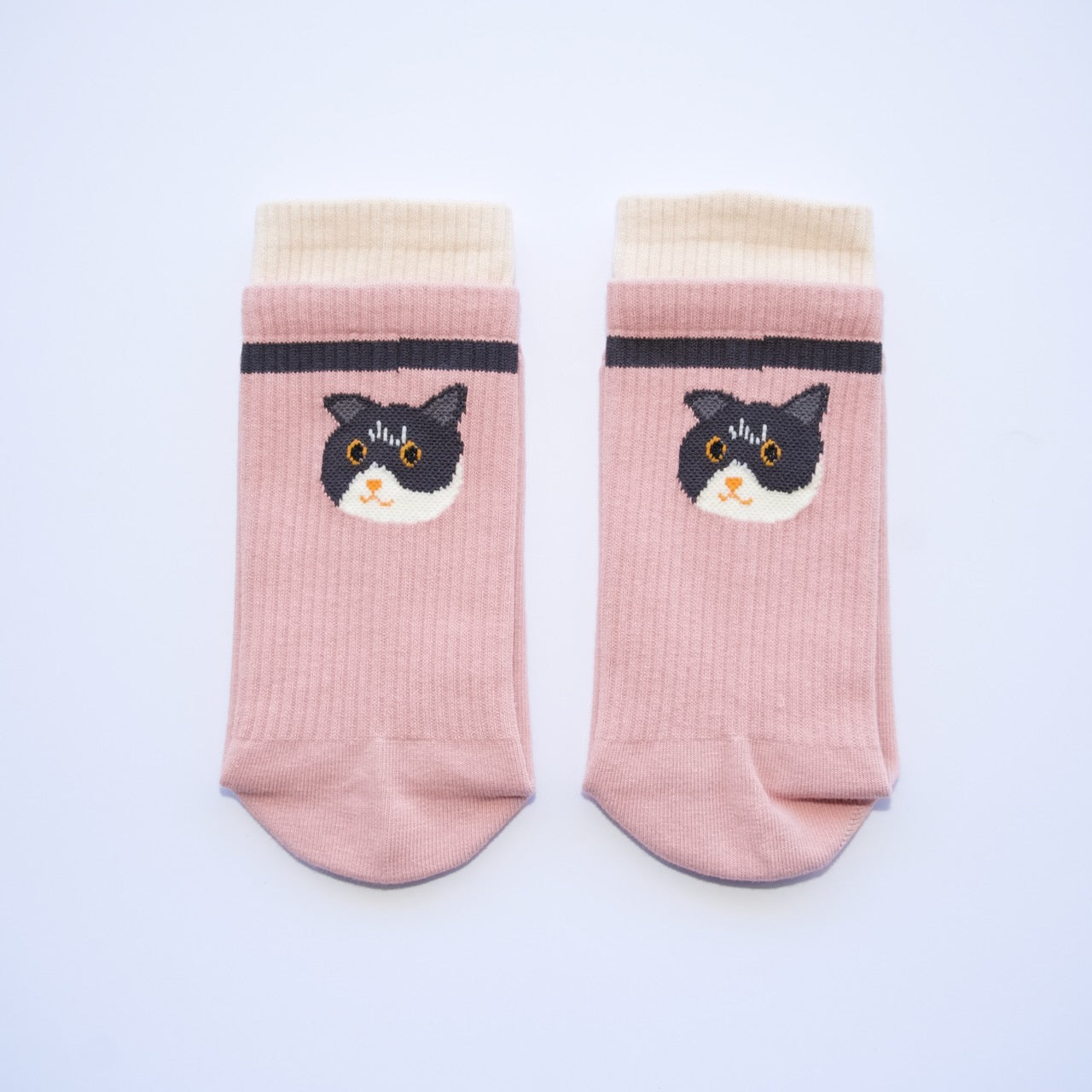 Playful Pup Grip Crew Socks – Pink